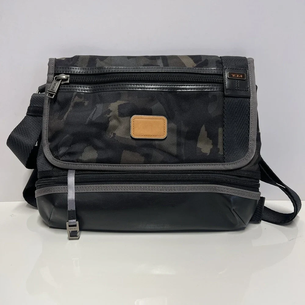 TUMI Alpha Bravo Beale Crossbody Camouflage Camo Ballistic Nylon Bag